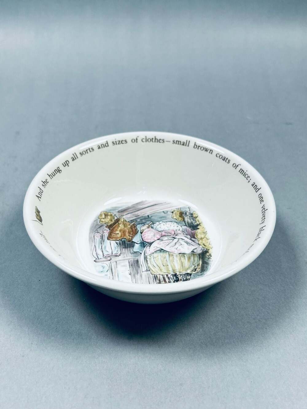 Wedgwood Beatrix Potter Mrs. Tiggy-Winkle Child's Bowl